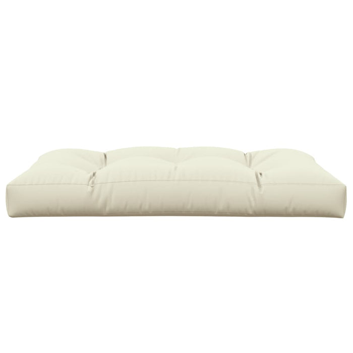 Pernă pentru paleți, crem, 120x80x12 cm, material textil WALTI