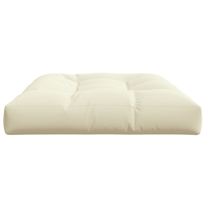 Pernă pentru paleți, crem, 120x80x12 cm, material textil WALTI
