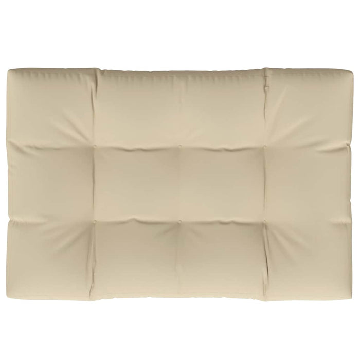 Pernă pentru paleți, bej, 120x80x12 cm, material textil WALTI