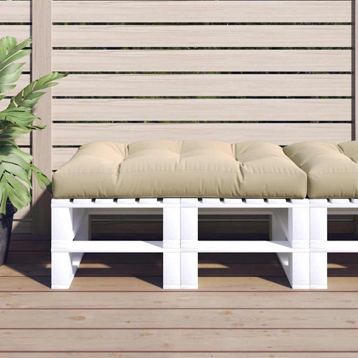 Pernă pentru paleți, bej, 120x80x12 cm, material textil - WALTI WALTI