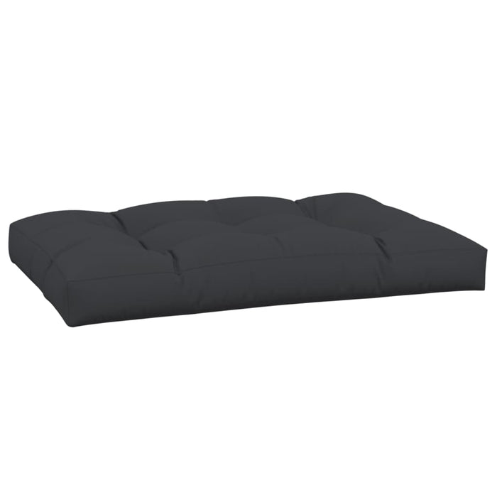 Pernă pentru paleți, negru, 120x80x12 cm, textil WALTI