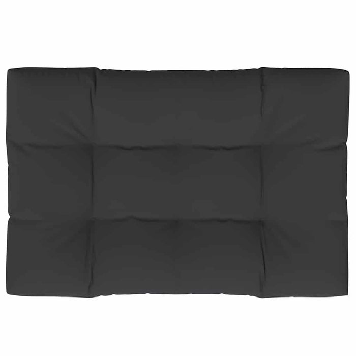 Pernă pentru paleți, negru, 120x80x12 cm, textil WALTI