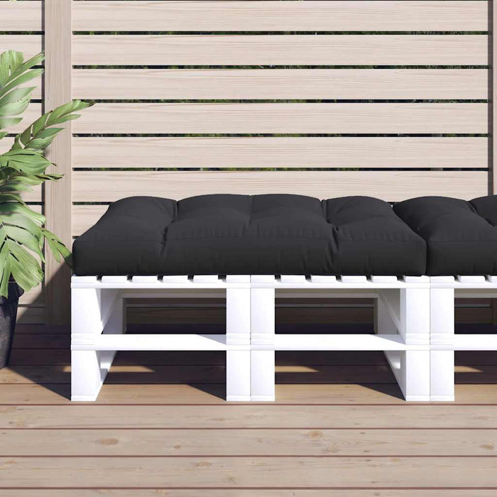 Pernă pentru paleți, negru, 120x80x12 cm, textil WALTI