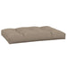 Pernă pentru paleți, gri taupe, 120x80x12 cm, textil - WALTI WALTI