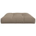 Pernă pentru paleți, gri taupe, 120x80x12 cm, textil - WALTI WALTI