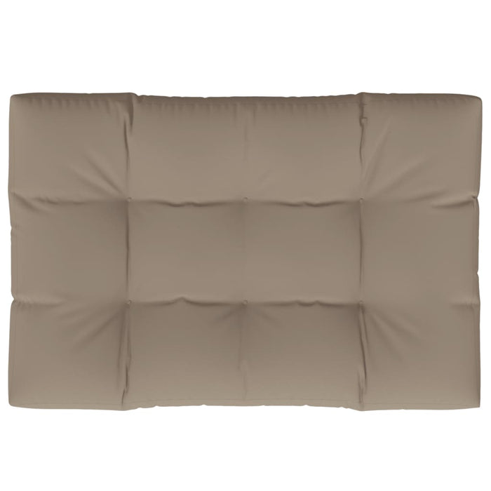 Pernă pentru paleți, gri taupe, 120x80x12 cm, textil - WALTI WALTI