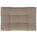 Pernă pentru paleți, gri taupe, 120x80x12 cm, textil - WALTI WALTI