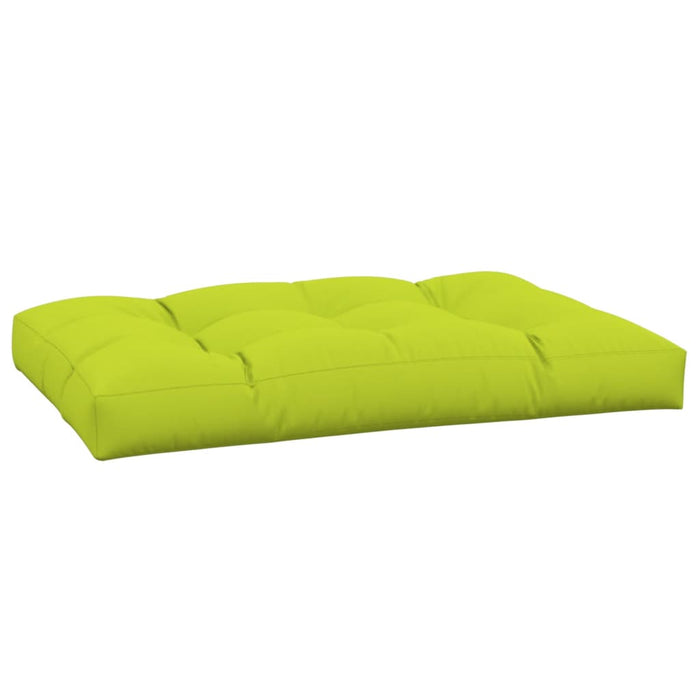 Pernă de paleți, verde aprins, 120x80x12 cm, material textil WALTI