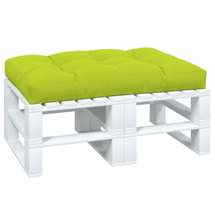 Pernă de paleți, verde aprins, 120x80x12 cm, material textil WALTI