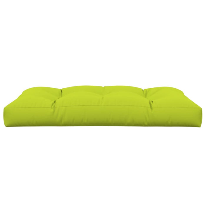 Pernă de paleți, verde aprins, 120x80x12 cm, material textil WALTI