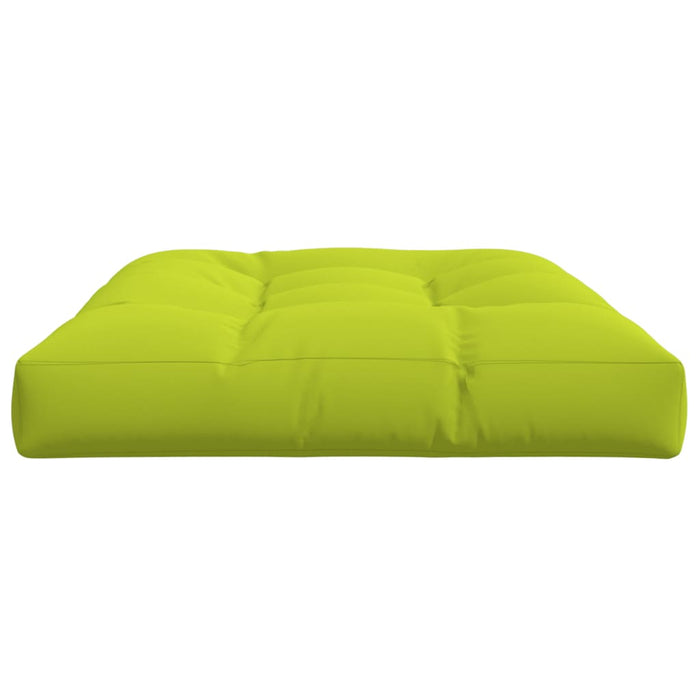 Pernă de paleți, verde aprins, 120x80x12 cm, material textil WALTI