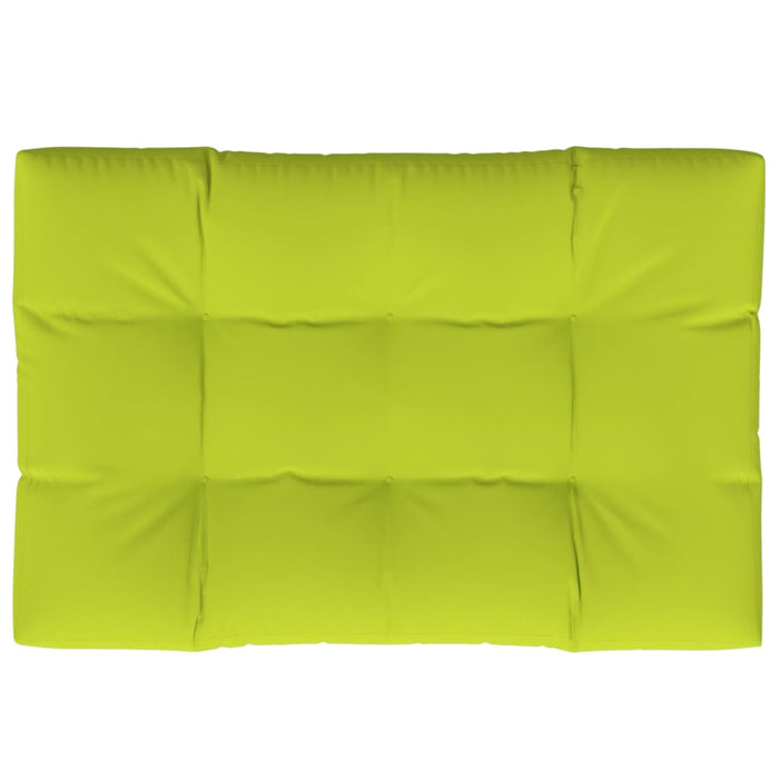Pernă de paleți, verde aprins, 120x80x12 cm, material textil WALTI