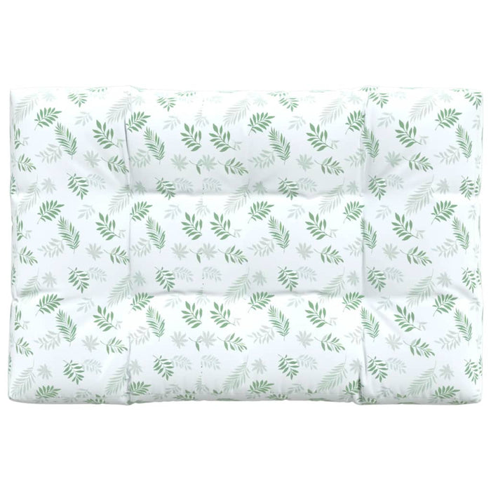 Pernă de paleți, model frunze, 120x80x12 cm, textil - WALTI WALTI