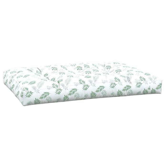 Pernă de paleți, model frunze, 120x80x12 cm, textil - WALTI WALTI