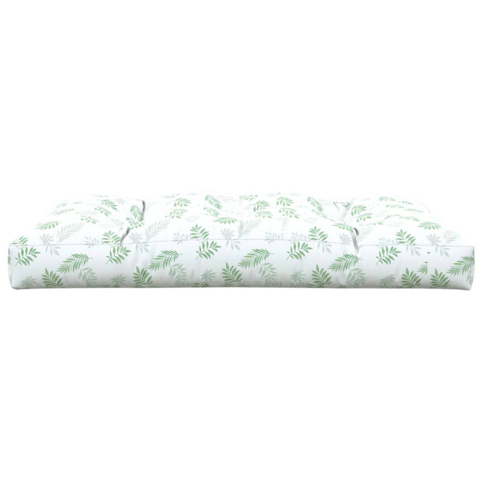 Pernă de paleți, model frunze, 120x80x12 cm, textil - WALTI WALTI