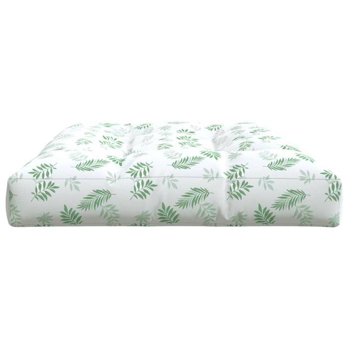 Pernă de paleți, model frunze, 120x80x12 cm, textil - WALTI WALTI