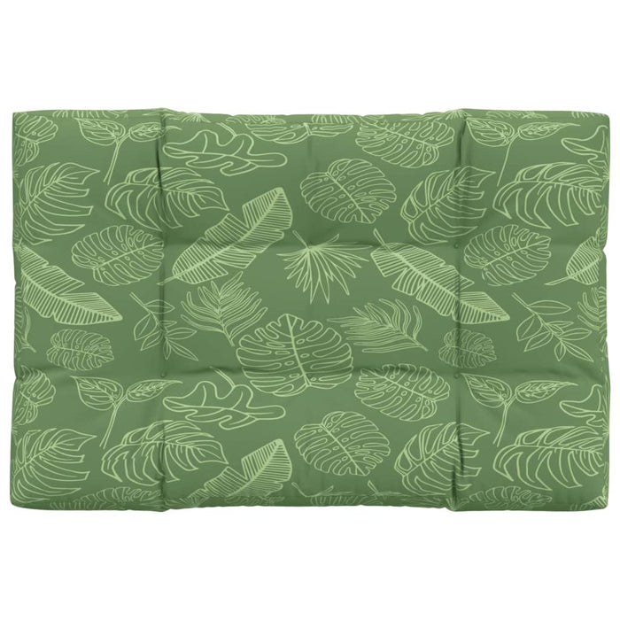Pernă de paleți, model frunze, 120x80x12 cm, textil - WALTI WALTI