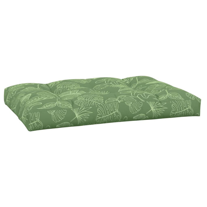 Pernă de paleți, model frunze, 120x80x12 cm, textil - WALTI WALTI