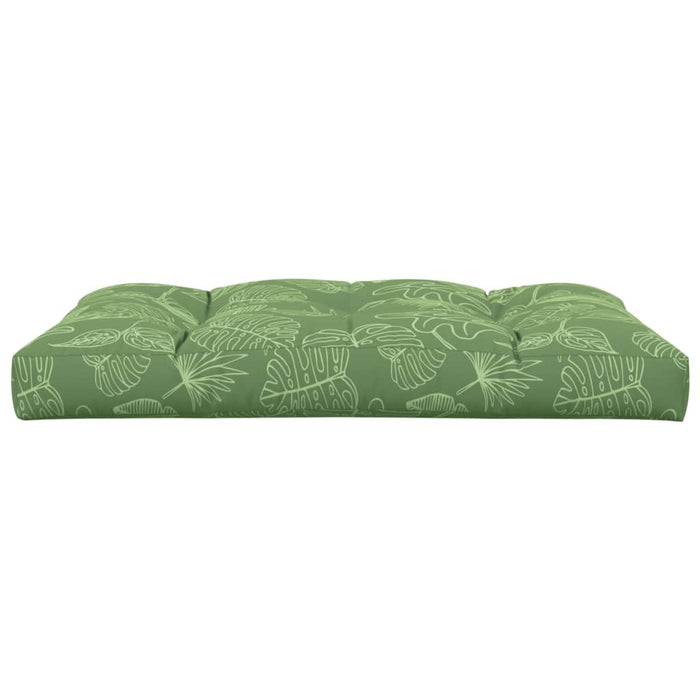 Pernă de paleți, model frunze, 120x80x12 cm, textil - WALTI WALTI
