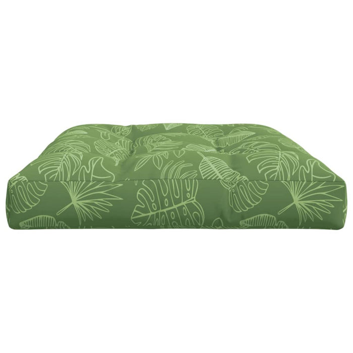Pernă de paleți, model frunze, 120x80x12 cm, textil - WALTI WALTI