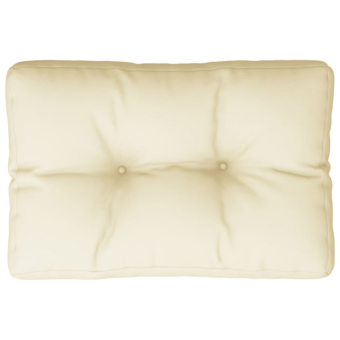 Pernă de paleți, crem, 50x40x12 cm, material textil - WALTI WALTI