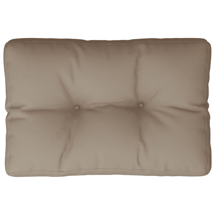 Pernă de paleți, gri taupe, 50x40x12 cm, material textil - WALTI WALTI