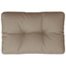 Pernă de paleți, gri taupe, 50x40x12 cm, material textil - WALTI WALTI