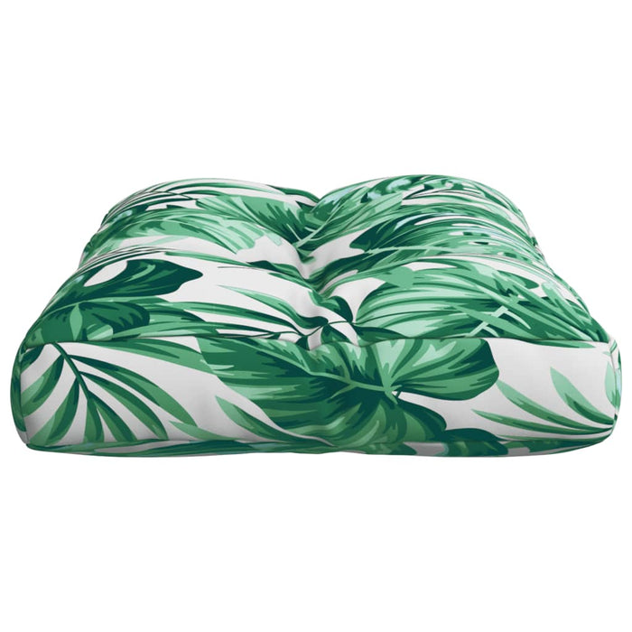 Pernă de paleți, model frunze, 50x40x12 cm, textil - WALTI WALTI