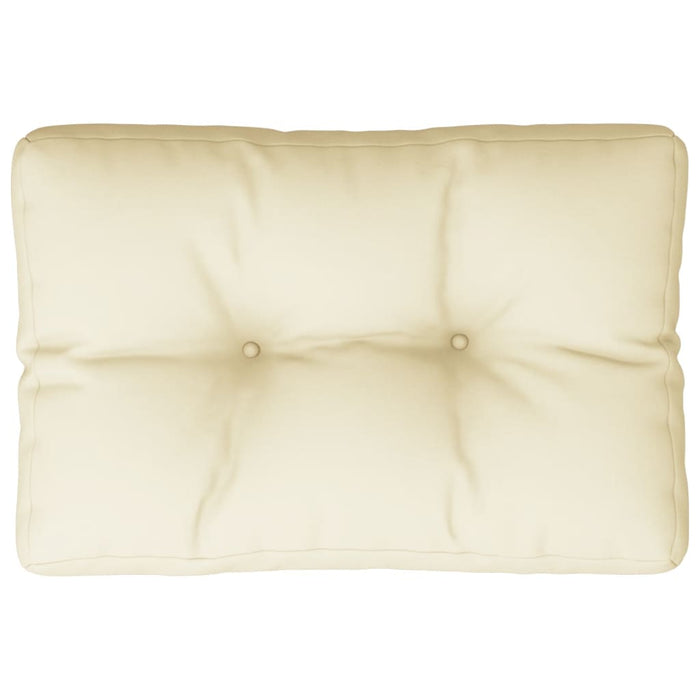 Pernă de paleți, crem, 60x40x12 cm, material textil - WALTI WALTI
