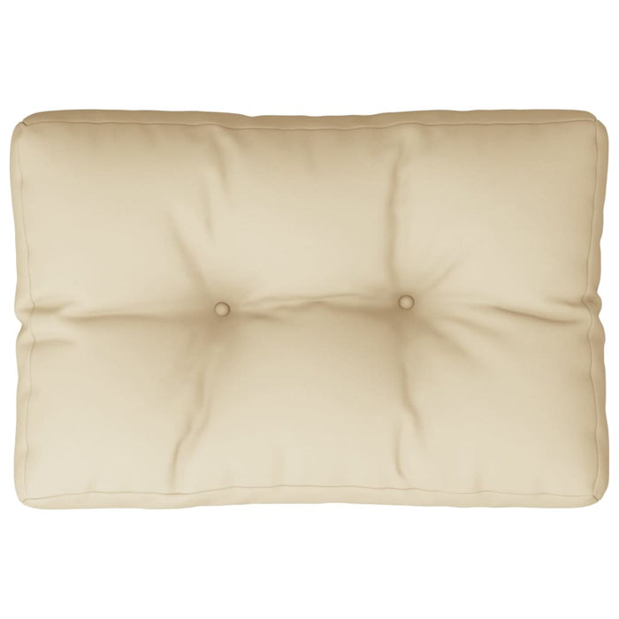 Pernă pentru paleți, bej, 60x40x12 cm, material textil - WALTI WALTI