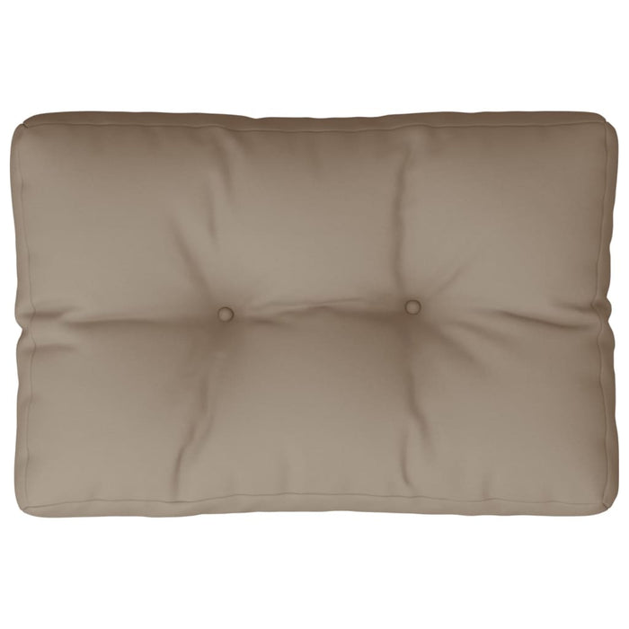 Pernă de paleți, gri taupe, 60x40x12 cm, material textil WALTI