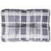 Pernă de paleți, gri carouri, 60x40x12 cm, material textil - WALTI WALTI