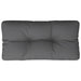 Pernă de paleți, antracit, 70x40x12 cm, material textil - WALTI WALTI
