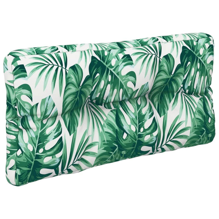 Pernă de paleți, model frunze, 70x40x12 cm, textil - WALTI WALTI