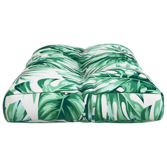 Pernă de paleți, model frunze, 70x40x12 cm, textil - WALTI WALTI