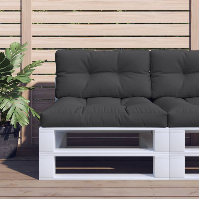 Pernă de paleți, negru, 80x40x12 cm, material textil - WALTI WALTI