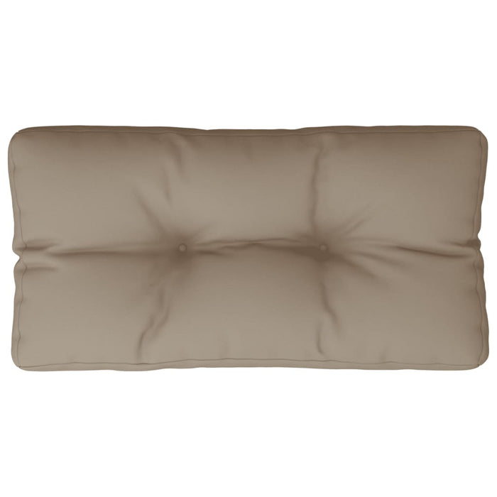Pernă de paleți, gri taupe, 80x40x12 cm, material textil - WALTI WALTI