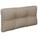 Pernă de paleți, gri taupe, 80x40x12 cm, material textil - WALTI WALTI