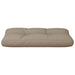 Pernă de paleți, gri taupe, 80x40x12 cm, material textil - WALTI WALTI