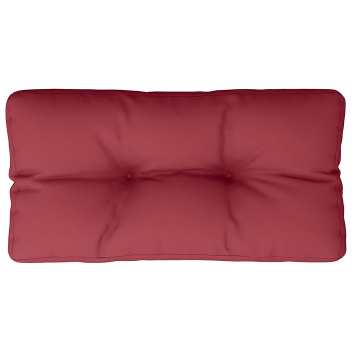 Pernă de paleți, roșu vin, 80x40x12 cm, material textil - WALTI WALTI