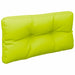 Pernă paleți, verde strălucitor, 80x40x12 cm, material textil - WALTI WALTI