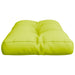 Pernă paleți, verde strălucitor, 80x40x12 cm, material textil - WALTI WALTI