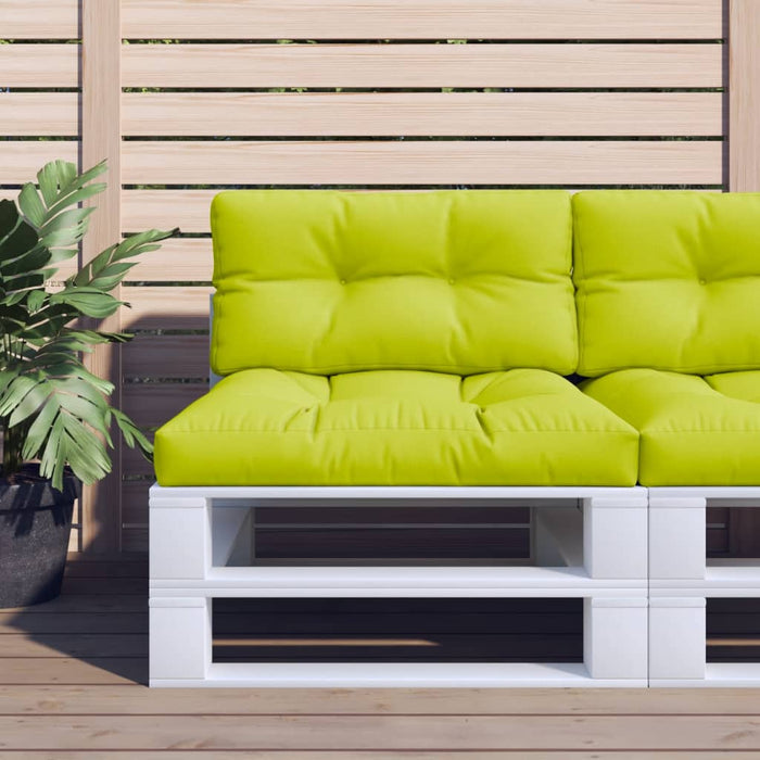 Pernă paleți, verde strălucitor, 80x40x12 cm, material textil - WALTI WALTI