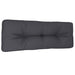 Pernă de paleți, antracit, 120x40x12 cm, material textil - WALTI WALTI