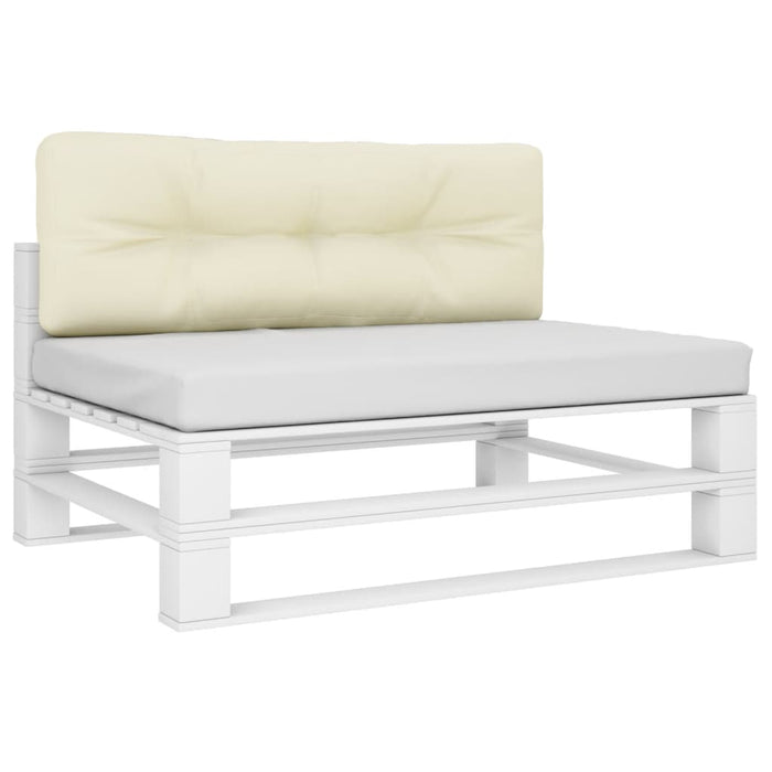 Pernă de paleți, crem, 120x40x12 cm, material textil - WALTI WALTI