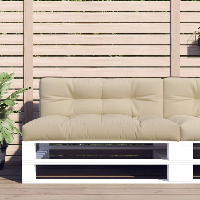 Pernă de paleți, bej, 120x40x12 cm, material textil - WALTI WALTI