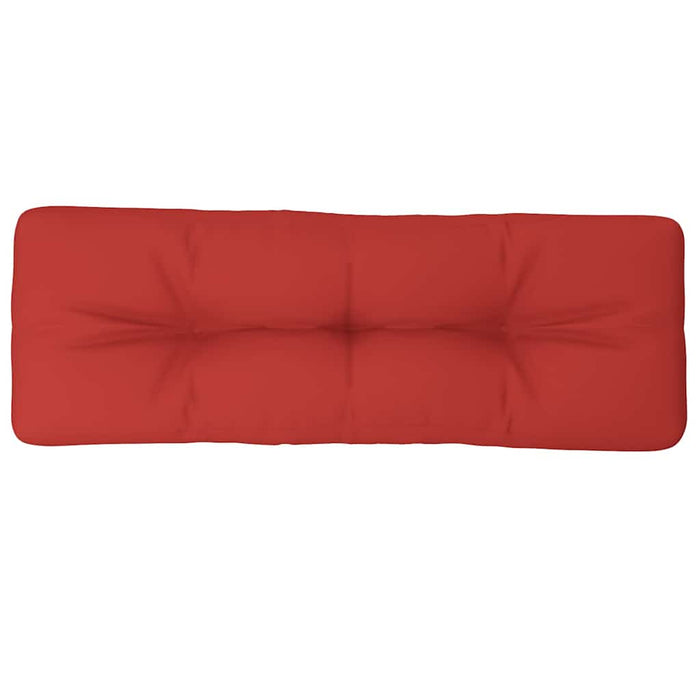 Pernă de paleți, roșu, 120x40x12 cm, material textil WALTI