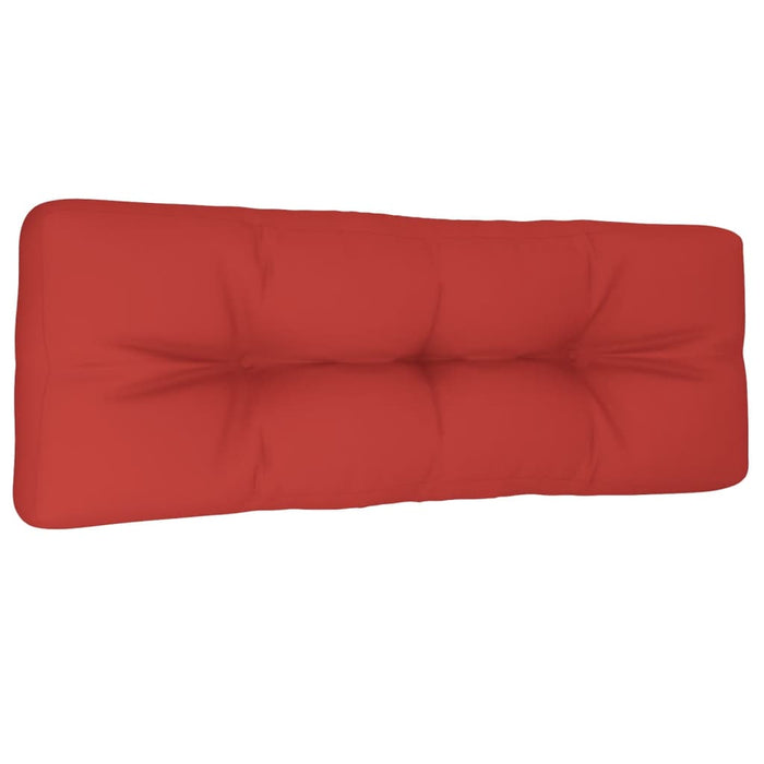 Pernă de paleți, roșu, 120x40x12 cm, material textil WALTI