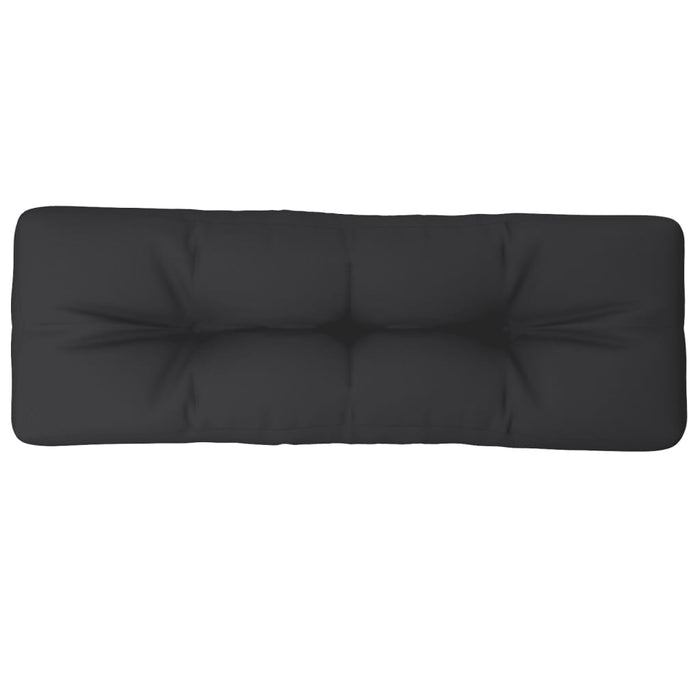 Pernă de paleți, negru, 120x40x12 cm, material textil - WALTI WALTI