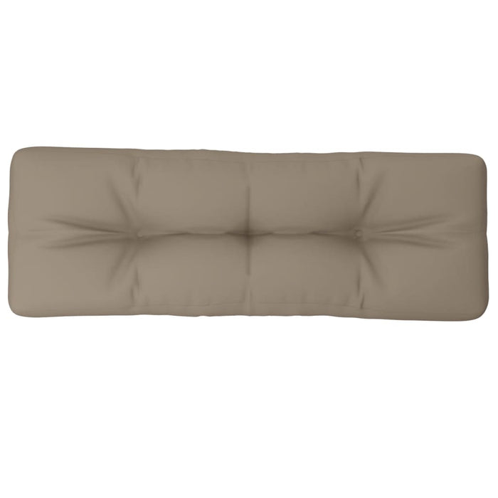 Pernă de paleți, gri taupe, 120x40x12 cm, material textil WALTI
